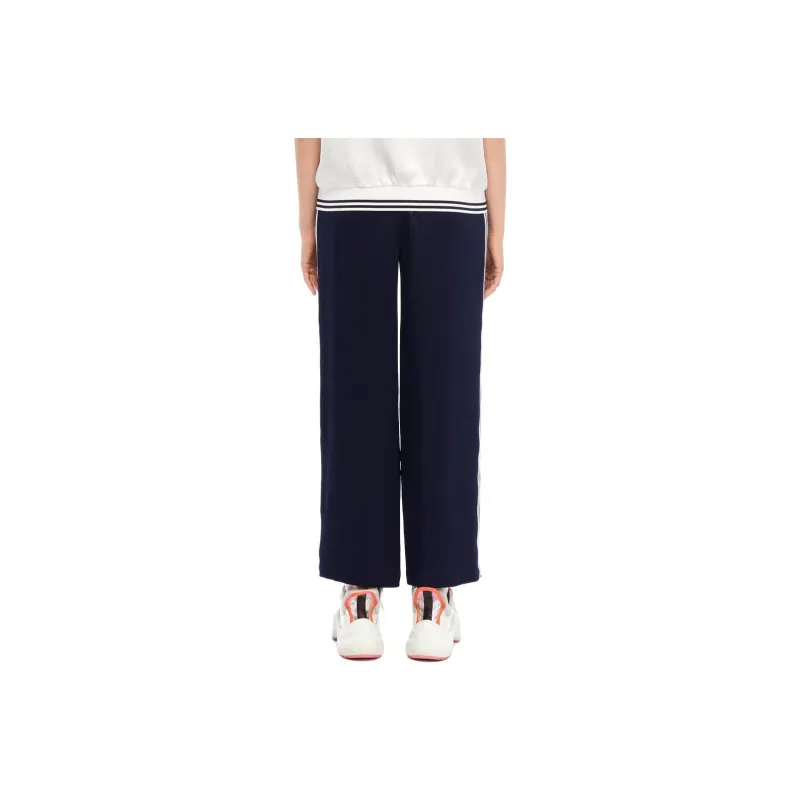 XII BASKET Casual Pants Women's Navy Blue-1