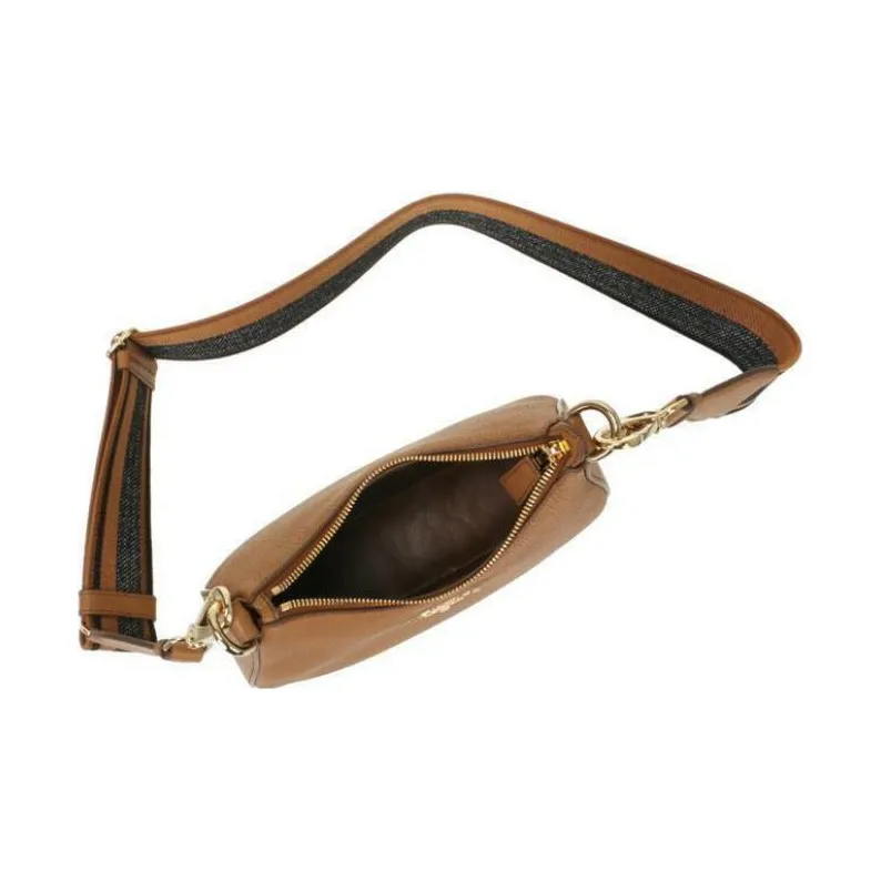 PRADA Leather Crossbody Bag Shoulder Bag Regular Women's Brown-3