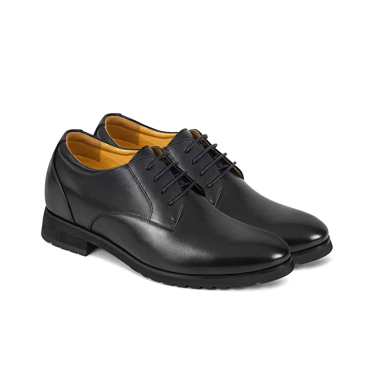 He Jinchang Dress Shoes Men's Black-4