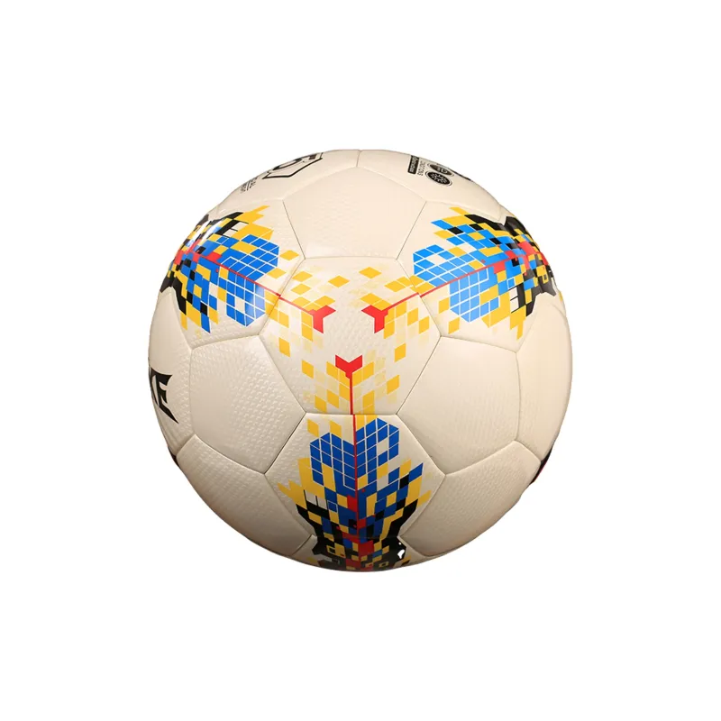 HONGKE Size 5 Soccer PU Machine Stitched Soccer Ball Unisex Multicolor-4