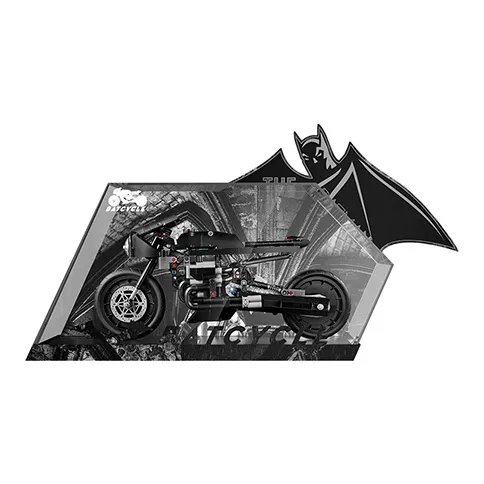 LIGHT YOUR BRICKS Lego Building Block 42155 Batman Motorcycle Display Case Model Accessories