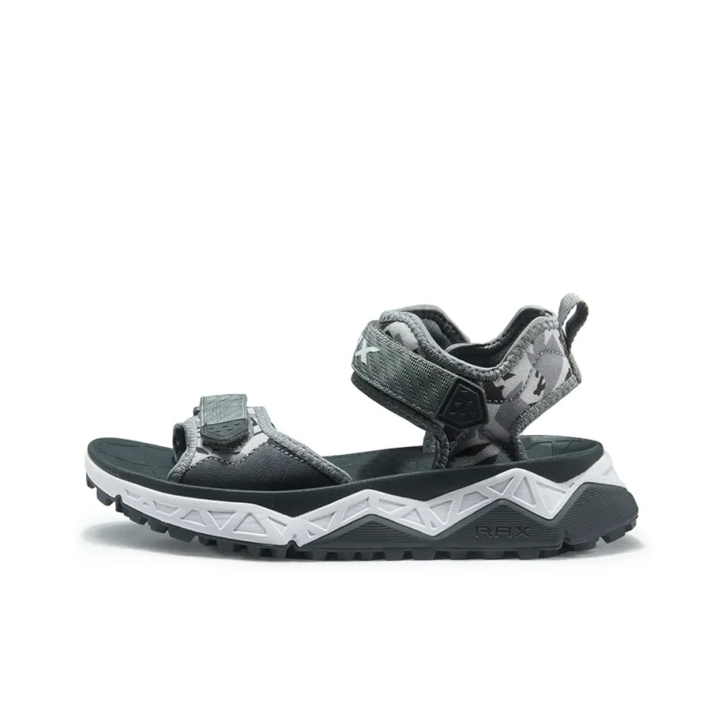 RAX Beach Sandals Men's Gray Camouflage-0