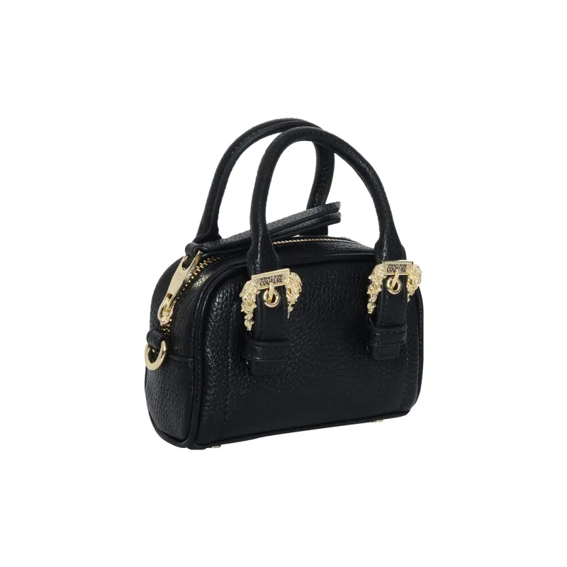 VERSACE JEANS COUTURE Polyester Shoulder Bag Crossbody Bag Handbag Women's Black-1