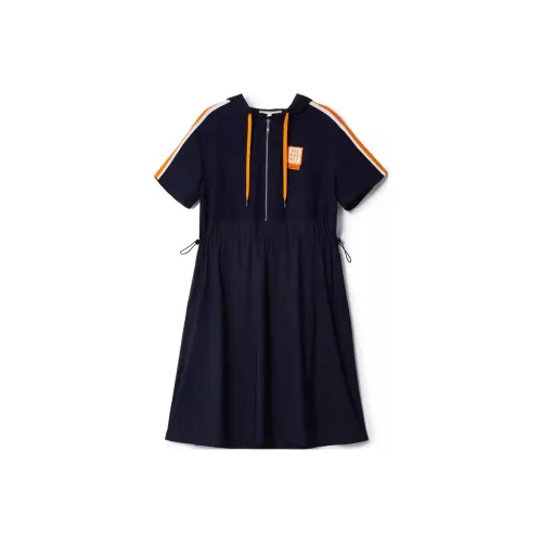 XII BASKET Short-Sleeved Dresses Women's Navy Blue