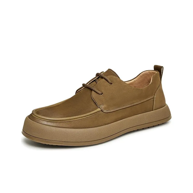 TATA Men's Casual Shoes Men Low Top Gray/Khaki-1