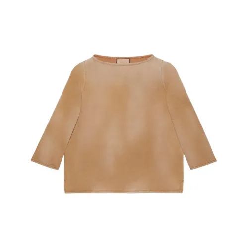 GUCCI Sweatshirts Men Light Brown