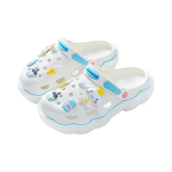 Sanrio Cinnamoroll Hello Kitty Kuromi Cute Slip Resistant Beach Home Outdoor Clogs Sandals IP Merch