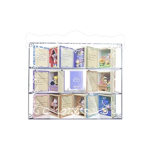 KGBOX Classic Fairy Tale Book Collection Display Case Storage Box With Dust Cover Model Accessories-0