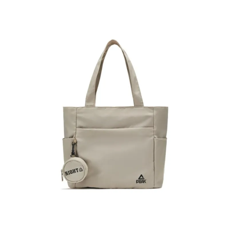 PEAK Fabric Handbag Shoulder Bag Regular Unisex Khaki-0