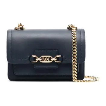 MICHAEL KORS MK Heather Calfskin Crossbody Bag Shoulder Bag Women's Midnight Blue