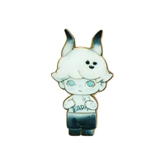 POP MART DIMOO Classic Reproduction Collection Badge Brooch Blind Box Products Single Mystery Box/Full Box 12 Pcs-6