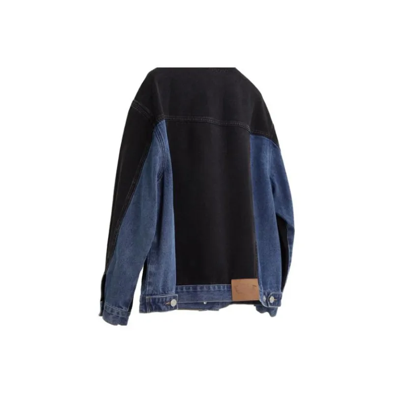 ELLE Denim Jackets Women's Denim Blue-1