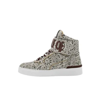PHILIPP PLEIN Paisley-print Hi-top Sneakers
