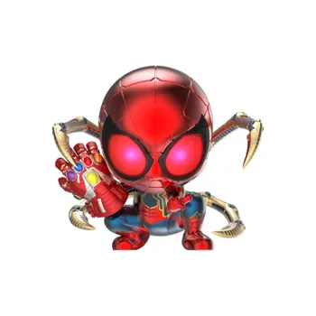 Hot Toys Marvel Iron Man Spider Man Rescue Armor Clear Box COSBABY Chibi Figures
