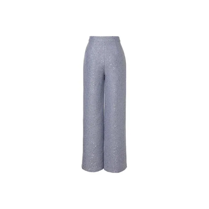 XII BASKET Suit Trousers Women's Light Blue-1