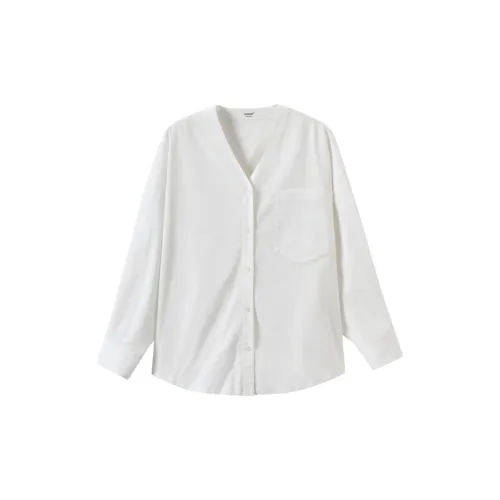 Inman Shirts Women's Pearl White