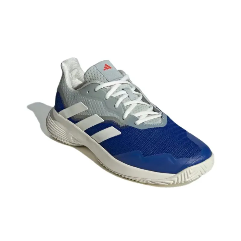 Adidas CourtJam Control Tennis Shoes 'Royal Blue Off White Bright Red'-2