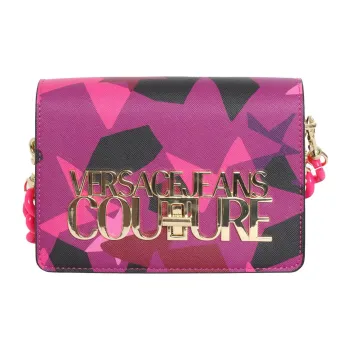 VERSACE JEANS COUTURE Polyester Crossbody Bag, Shoulder Bag Women's Fuchsia