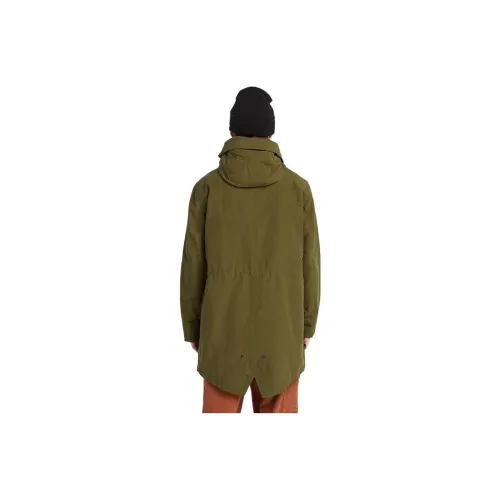 Timberland Parka Coats Men Dark Olive Green
