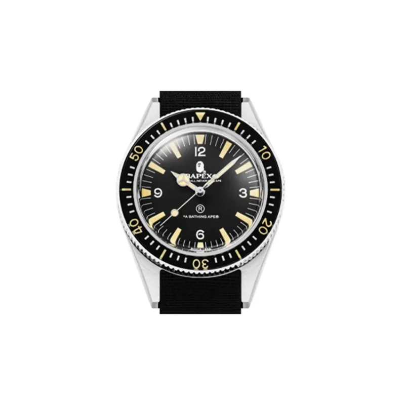 Bape Classic Type 1 Bapex Watch Black-2