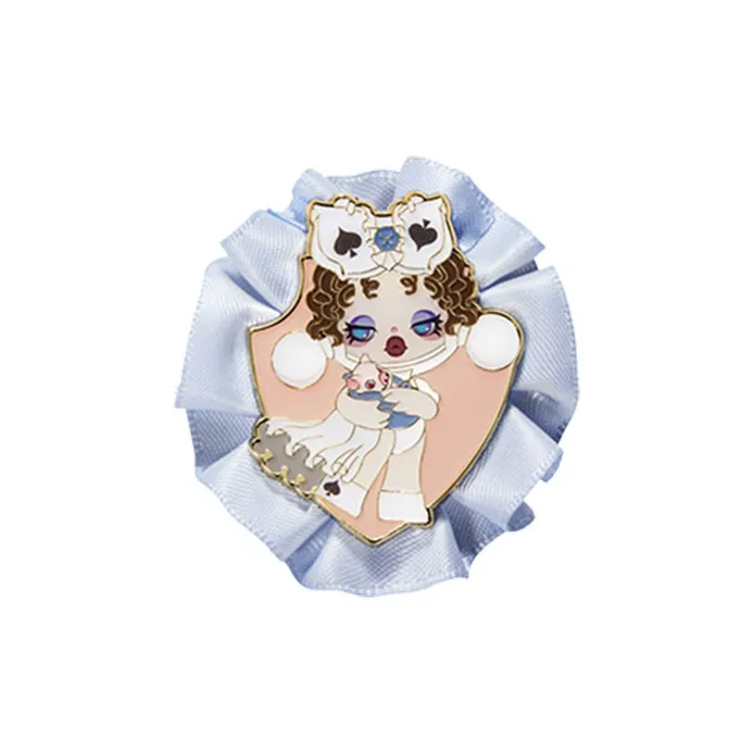 POP MART SKULLPANDA Daily Wonderland Collection Badge Blind Box Products Single Mystery Box/Full Box 12 Pcs-13