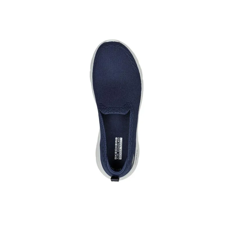 Skechers Go Walk Fle Slip Resistant Low Top Running Shoes Women's Blue-3