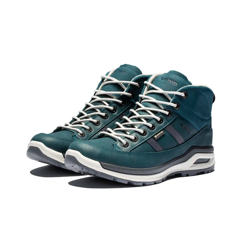 Lowa Prague Gt Mid-Top Outdoor Shoes Women's Green-2