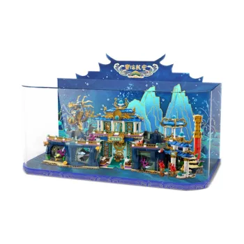 LIGHT YOUR BRICKS Goku Monkie Kid Legend East Sea Palace Akari Display Case Model Accessories