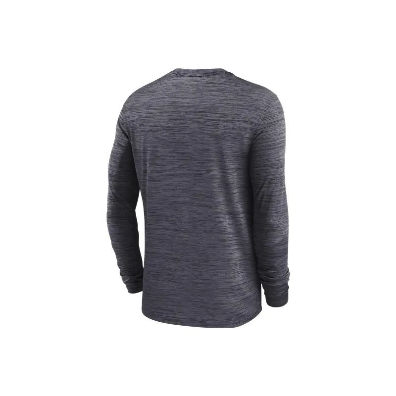 Nike Oklahoma Sideline Velocity Men's Nike Brand Dri FIT College Long Sleeve T Shirt-1