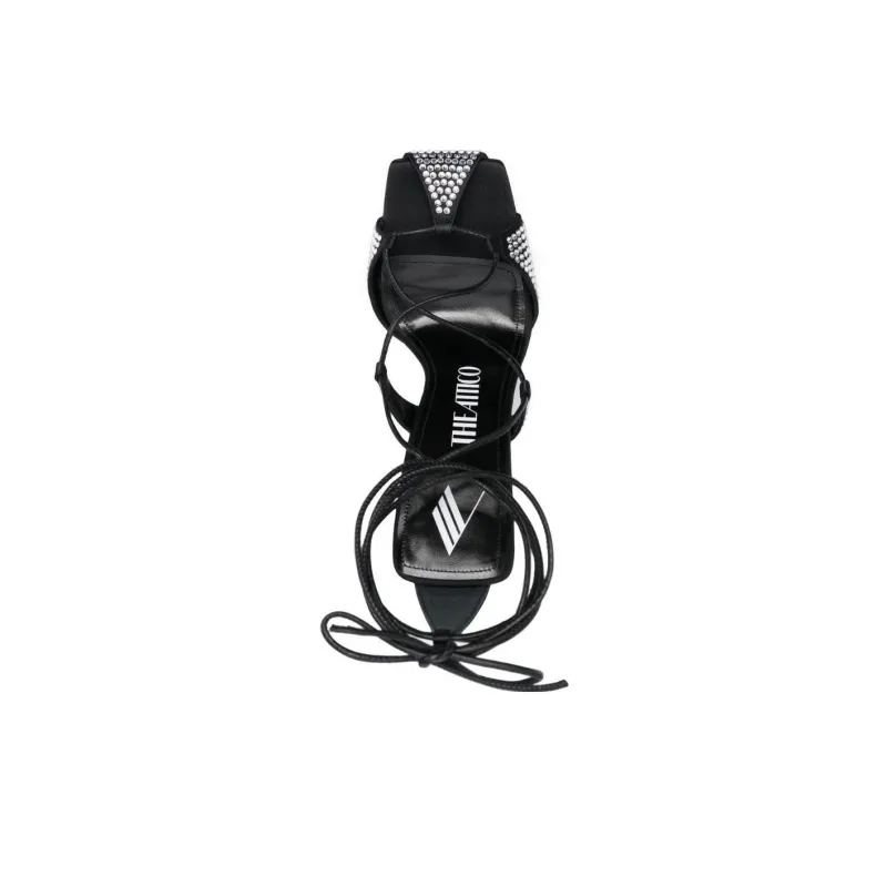 The Attico Adele 105mm Crystal embellished Sandals Women's-4