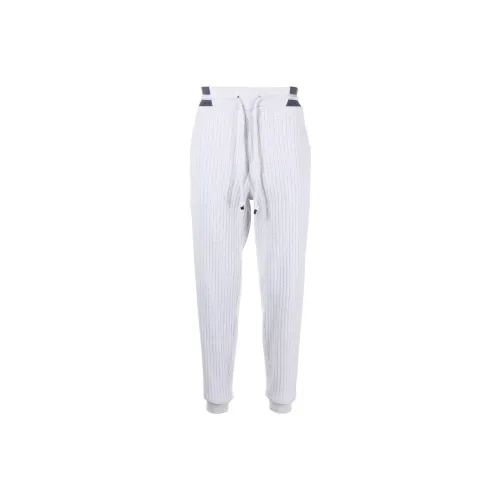 Brunello Cucinelli Knitted Sweatpants Men Light Blue