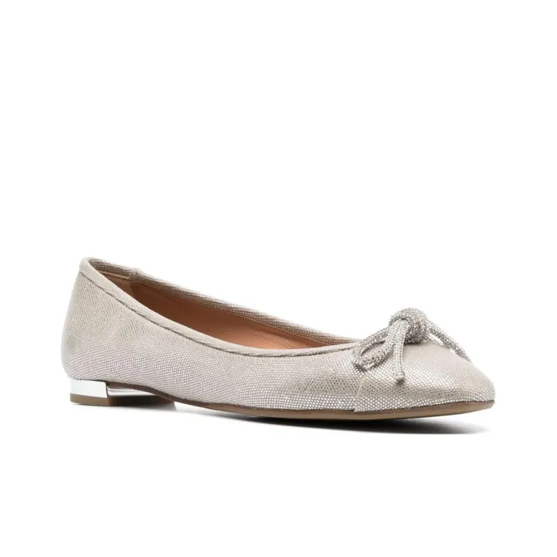 AQUAZZURA Parisina Bow-detail Ballerina Shoes-2