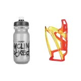 Black Kettle+Yellow Red Water Bottle Holder