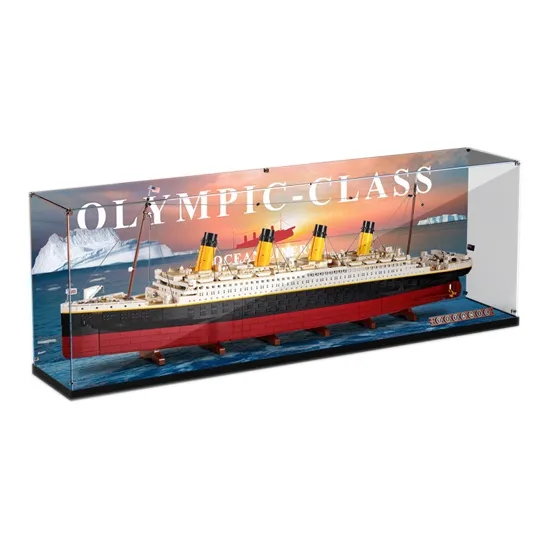 LIGHT YOUR BRICKS Lego 10294 Titanic Display Case Compatibility Model Accessories-3