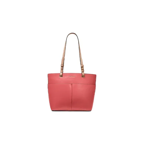 MICHAEL KORS Litchi Grain Leather tote Liuto Bag Shopping Bag Handbag Medium Size Women's Red