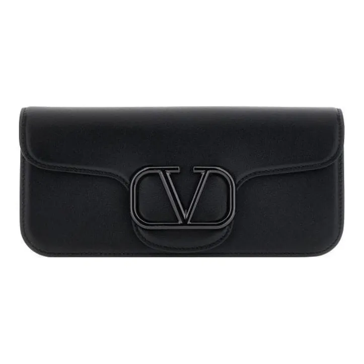 Valentino VLogo Plaque Strapped Shoulder Bag-0