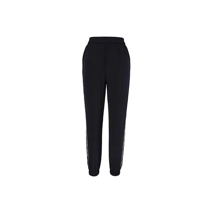 XII BASKET Casual Pants Women's Navy Blue-1