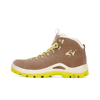 Slider Compass Series Mid Top Outdoor Shoes Men's Brown Yellow