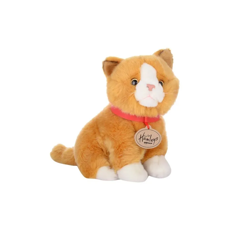 Hamleys Sitting Posture Collection Simulated Kitten Puppy 1 Year Old+ Dolls Plush Doll 25cm High-0