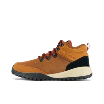 Columbia Fairbanks Slip Resistant Water Resistant Mid Top Outdoor Shoes Men's Brown