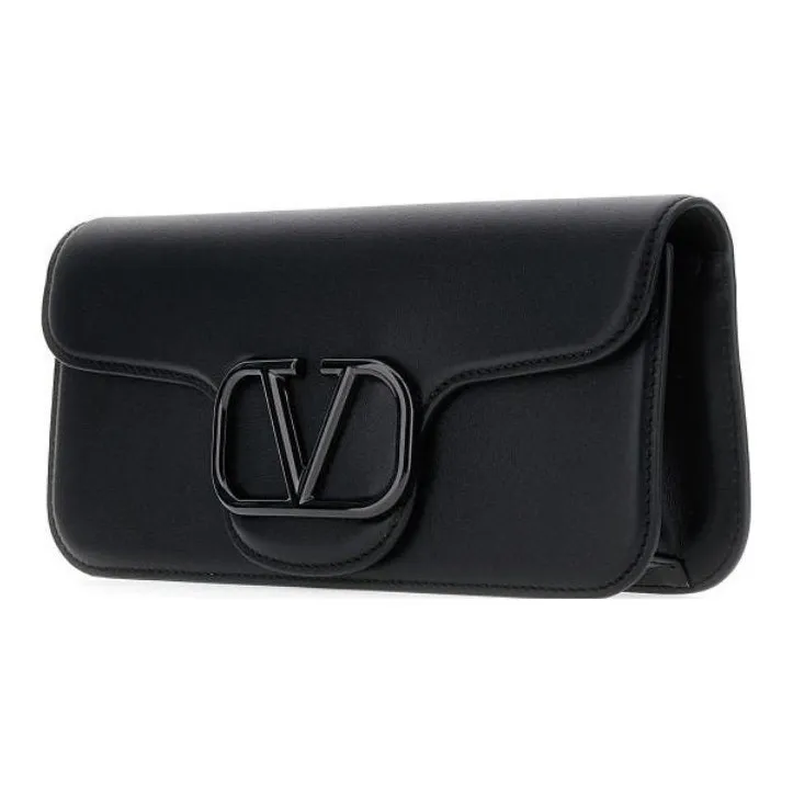 Valentino VLogo Plaque Strapped Shoulder Bag-1