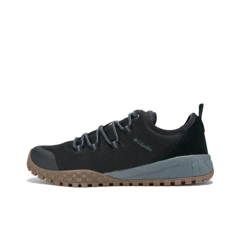 Columbia Durable Breathable Low Top Outdoor Shoes Men's Black Gray Color-0