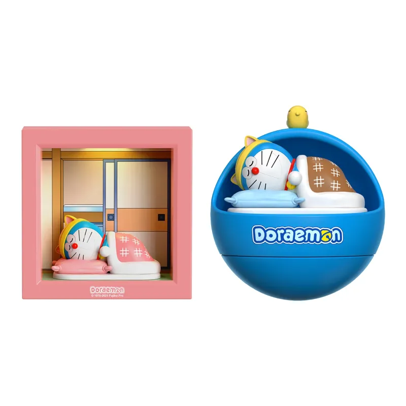 ROCK Doraemon Photo Frame Night Light Chibi Figures 12.2cm-27