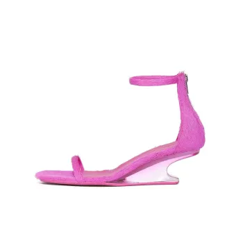 RICK OWENS/RO Cantilever One Strap Sandals 4.5cm Women's Pink