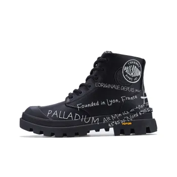 Palladium Pampa Martin Boots Men Black/White