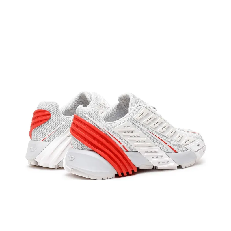 DIESEL S-Prototype Low-Top Casual Shoes Men's White Orange-2