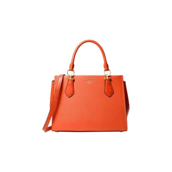 MICHAEL KORS MARILYN Leather Handbag Shoulder Bag Crossbody Bag Medium Size Women's Optical Orange