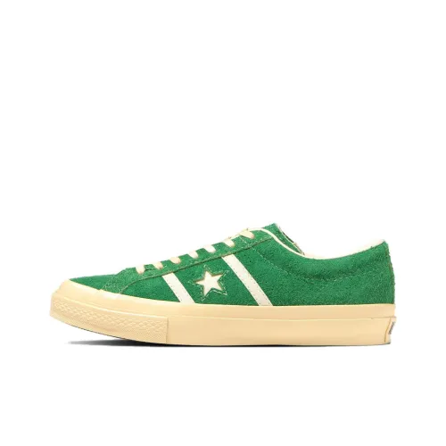 Converse Star&Bars Canvas Shoes Unisex Low-Top Green