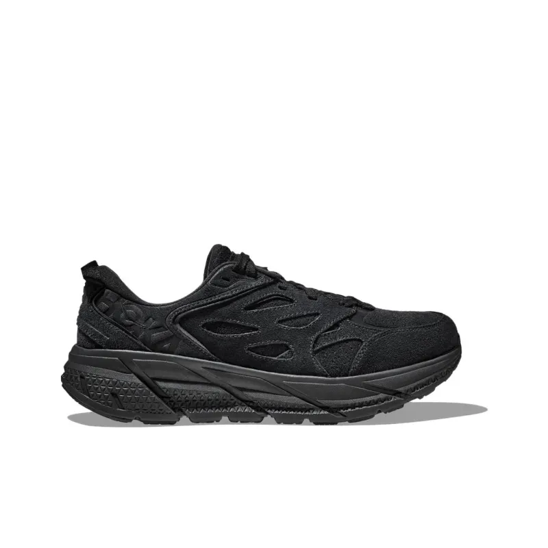 HOKA ONE ONE Clifton L Suede Black All Gender-1