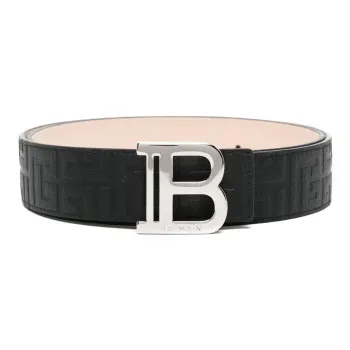 BALMAIN B belt Logo plaque Belt